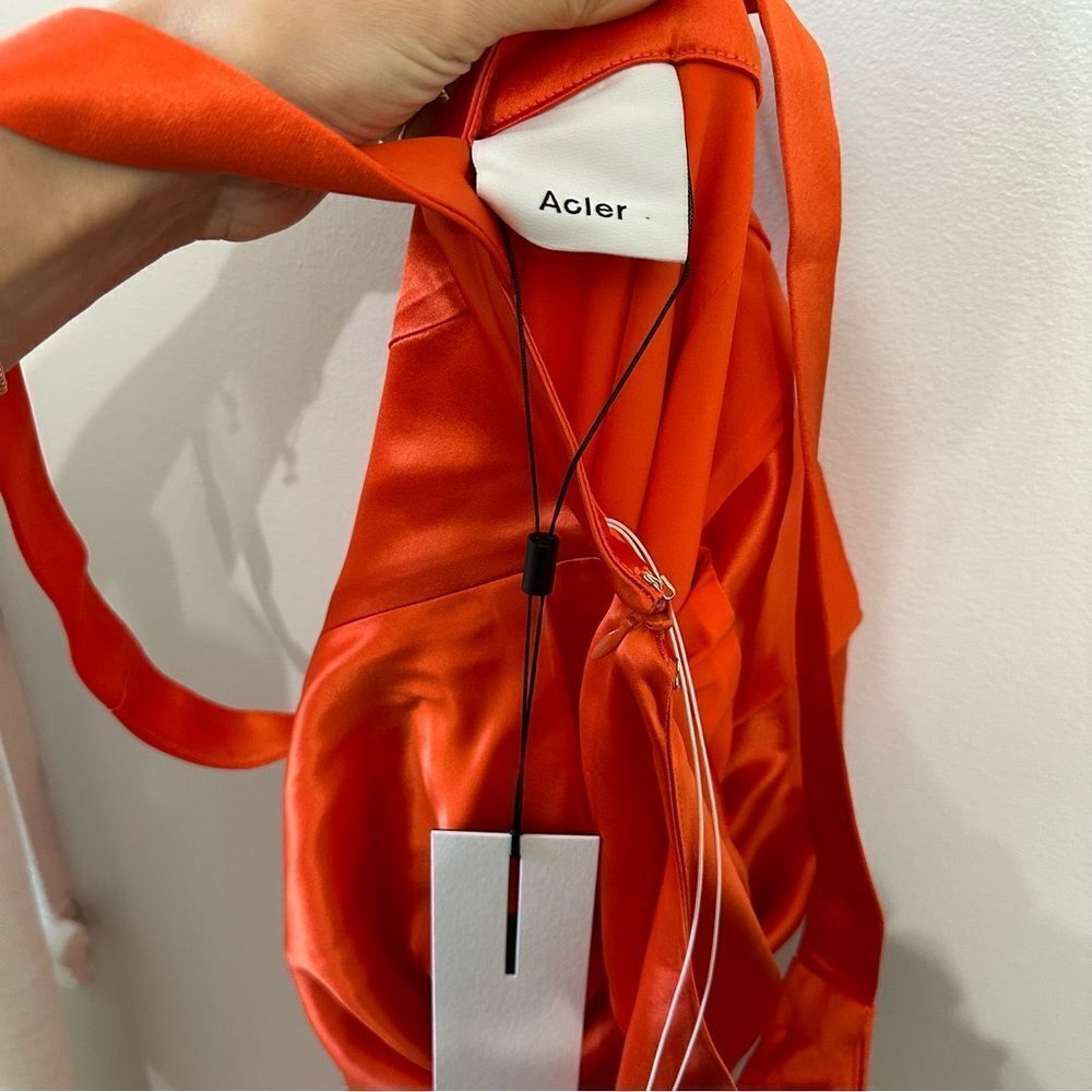 Acler Edenbridge Tangerine Dress - Picture 5 of 8